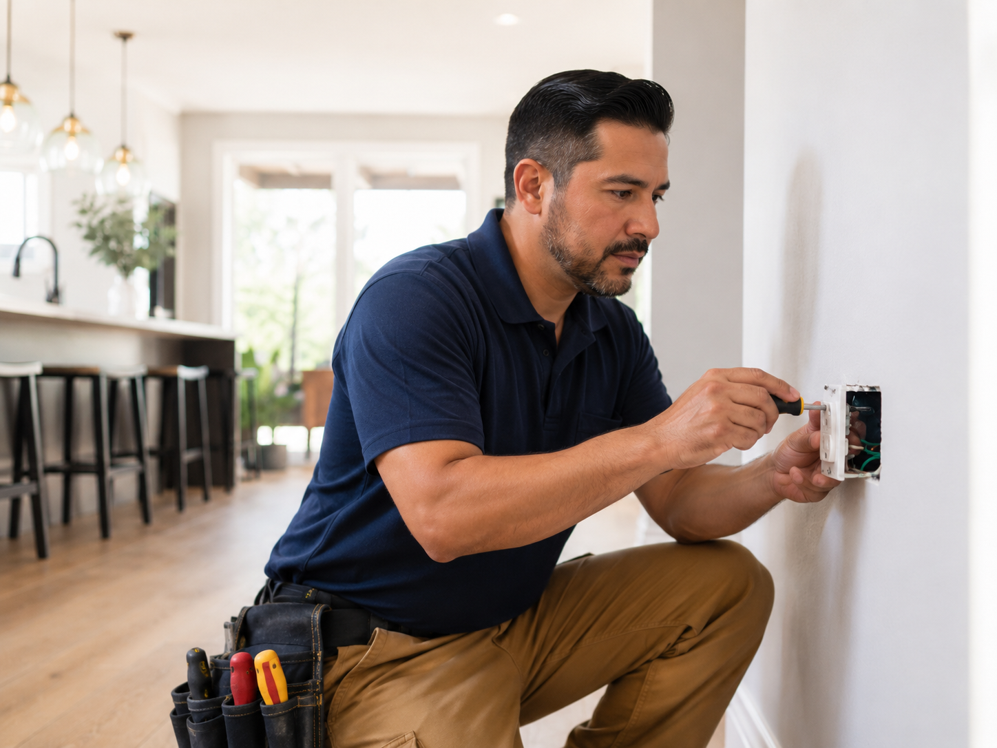 Electrical work by Suarez Remodeling